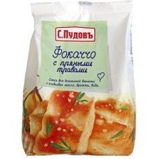 Мучная смесь С.Пудовъ Фокаччо пряные травы 400г в магазинах Магнит