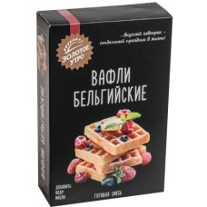 Смесь для выпечки Золотое утро Вафли Бельгийские 400г в магазинах Магнит