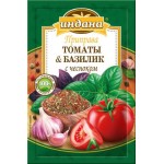 Приправа Индана томаты базилик c чесноком 15г