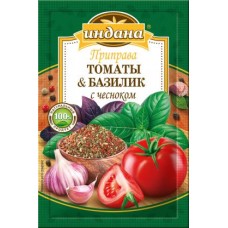 Приправа Индана Томаты Базилик с чесноком 15г в магазинах Магнит