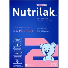 Смесь молочная Nutrilak Premium 2 с 6месяцев 600г в магазинах Магнит