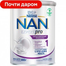 Смесь NAN молочная гипоаллергенная с витаминным комплексом с рождения 800г в магазинах Магнит