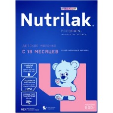 Смесь сухая Nutrilak Premium 4 с 18 месяцев 600г в магазинах Магнит