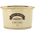 Сметана Брест-Литовск 15% 180г