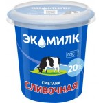 Сметана Экомилк 20% 315г