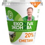 Сметана Эконива 20% 300г