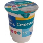 Сметана Моя цена 15% 300г
