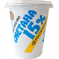 Сметана Ростагроэкспорт 15% 280г в магазинах Магнит