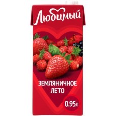 Напиток Любимый Земляничное лето 950мл в магазинах Магнит
