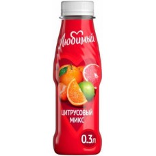 Напиток сокосодержащий Любимый Цитрусовый Микс 300мл в магазинах Магнит