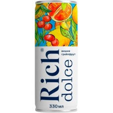 Напиток сокосодержащий Rich Dolce Вишня-Грейпфрут 330мл в магазинах Магнит
