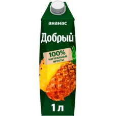 Нектар Добрый Ананасовый 1л в магазинах Магнит