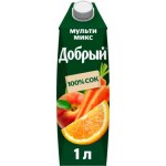 Нектар Добрый Яблоко-Овощи 1л