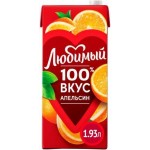 Нектар Любимый Апельсиновый с мякотью 1.93л