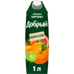 Сок Добрый Яблоко-Цитрус 1л