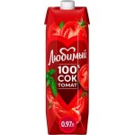 Сок Любимый томатный 970мл