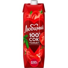 Сок Любимый томатный 970мл в магазинах Магнит