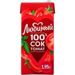 Сок Любимый томатный с солью 1.93л