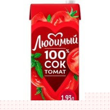 Сок Любимый томатный с солью 1.93л в магазинах Магнит