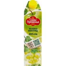 Сок Сады Придонья Яблоко-виноград 1л в магазинах Магнит