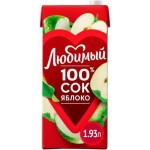 Сок Яблочный Любимый 1.93л