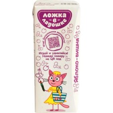 Нектар Ложка в ладошке яблочно-вишневый 200г в магазинах Магнит