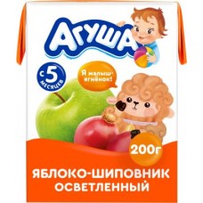 Сок Агуша Яблоко-шиповник 200мл в магазинах Магнит