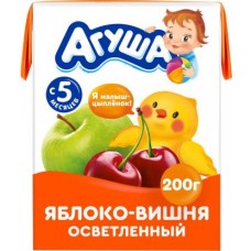 Сок Агуша Яблоко-вишня 200мл в магазинах Магнит