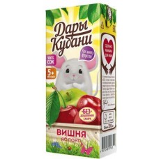 Сок Дары Кубани яблоко-вишня с 5 мес 200мл в магазинах Магнит