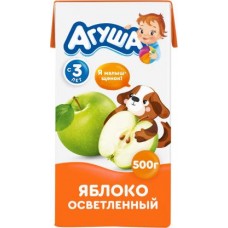 Сок детский Агуша Яблоко с 3 лет 500мл в магазинах Магнит