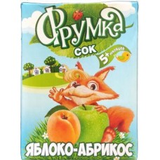 Сок Фрумка яблоко абрикос с 5 месяцев 200мл в магазинах Магнит