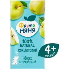 Сок Фрутоняня яблочный 200мл в магазинах Магнит