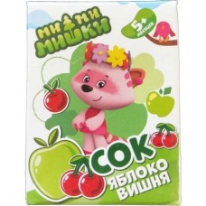 Сок Ми-Ми-Мишки яблоко вишня с 5месяцеы 200мл в магазинах Магнит