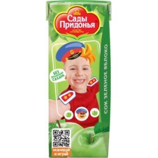 Сок Сады Придонья Зеленое яблоко 200мл в магазинах Магнит