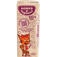 Сок яблочный Ложка в ладошке осветленный 200г в магазинах Магнит