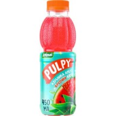 Напиток сокосодержащий Добрый Pulpy Клубника Арбуз и кусочки алоэ 450мл в магазинах Магнит