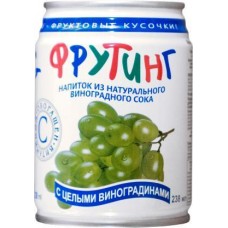 Напиток сокосодержащий Фрутинг с целыми виноградинами 238мл в магазинах Магнит