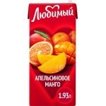 Напиток сокосодержащий Любимый Апельсиновое манго 1.93л