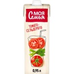 Напиток сокосодержащий Моя семья Томат с экстрактом сельдерея 950мл
