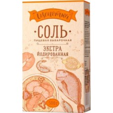 Соль Щепотка Экстра пищевая йодированная 500г в магазинах Магнит