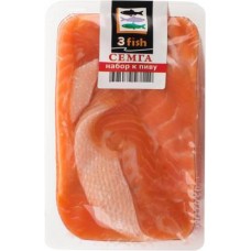 3 FISH Семга пивной набор сл/сол 130г в/уАкватория:6 в магазинах Магнит