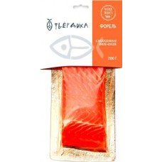 Форель Фьёрдика Радужная слабосолёная филе-кусочки 200г в магазинах Магнит