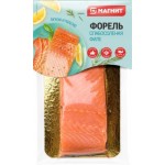 Форель Магнит слабосолёная филе-кусок 180г Форель Магнит слабосолёная филе-кусок 180г
