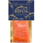 Форель Маритайм радужная филе-кусок с кожей слабосоленая 150г Форель Маритайм радужная филе-кусок с кожей слабосоленая 150г