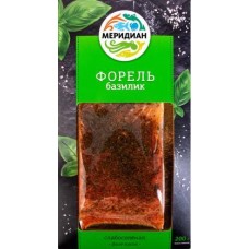 Форель Меридиан слабосолёная филе-кусок Базилик 200г в магазинах Магнит