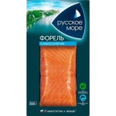 Форель Русское море слабосоленая филе-кусок 200г в магазинах Магнит