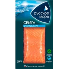 Семга Балтийский Берег филе-кусок слабосоленая 200г в магазинах Магнит