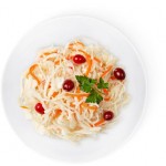 Капуста квашеная с клюквой 500г