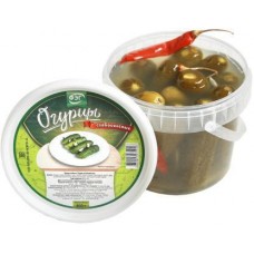 Огурцы соленые 800г в магазинах Магнит