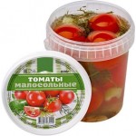 Томаты красные малосольные 800г